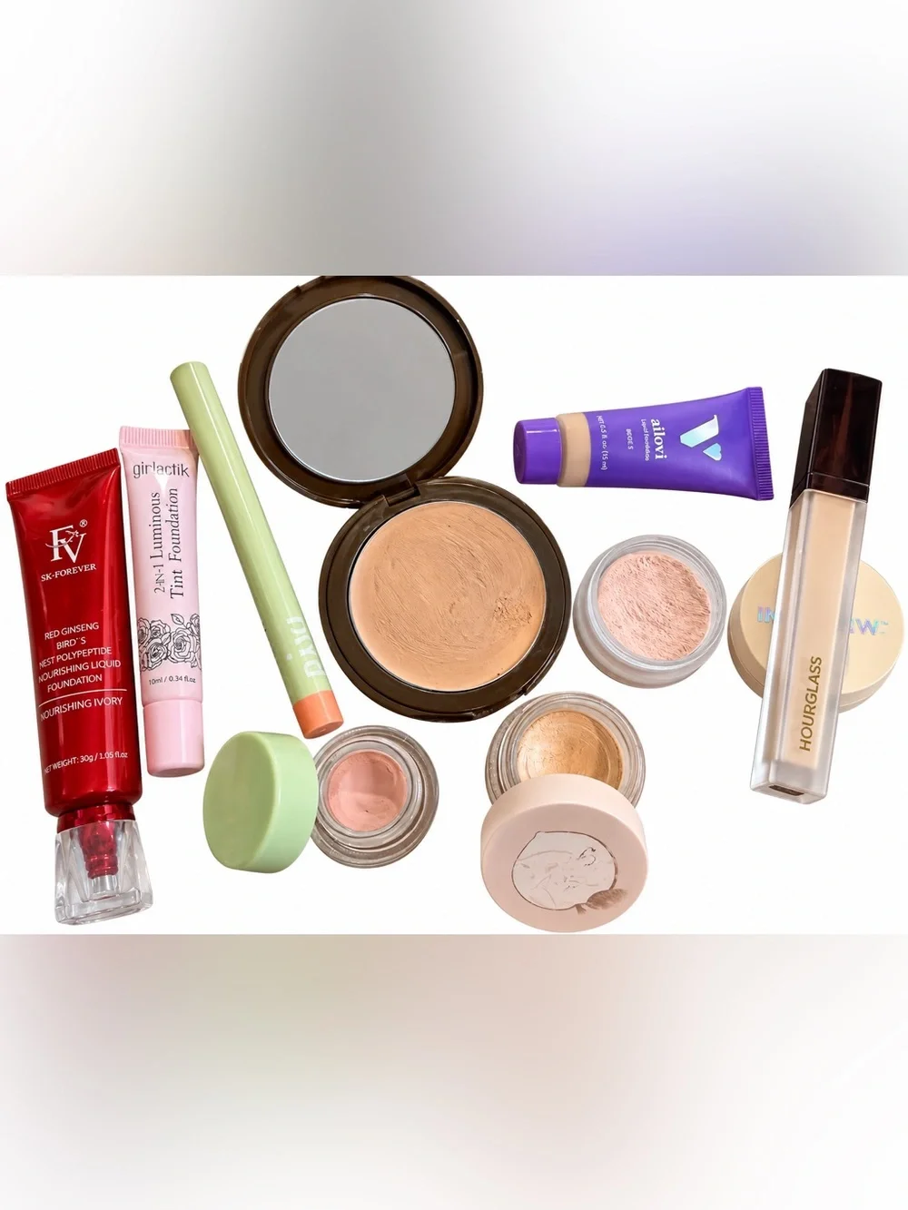 Hourglass ncludes concealer
